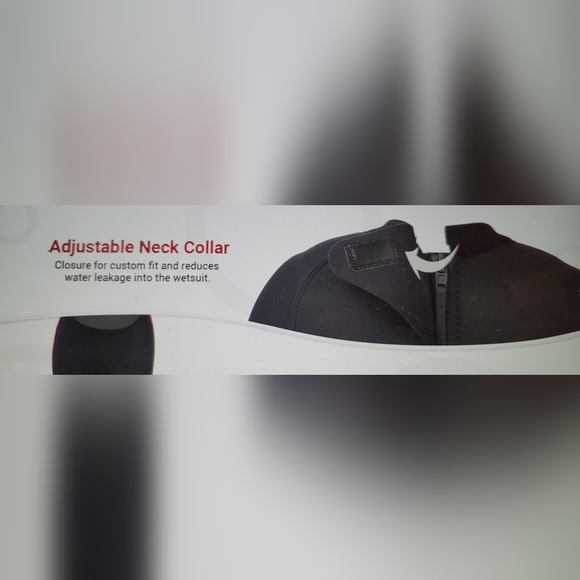 NWT owntop Women's 3MM Wetsuit - Black, Red, Gray. Xs - Picture 16 of 16